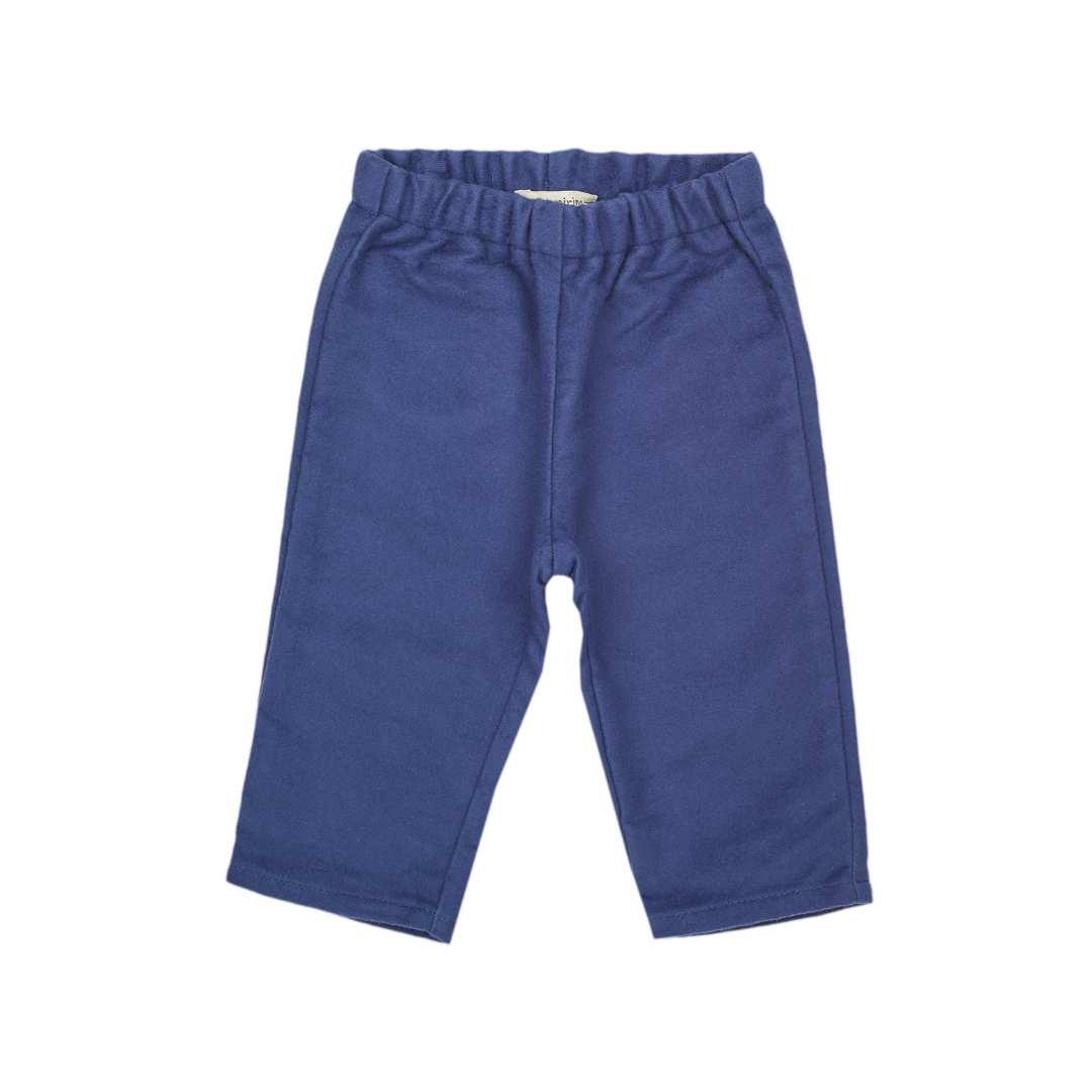 Baby Boy - Adam 100% Cotton Pull-On Trousers