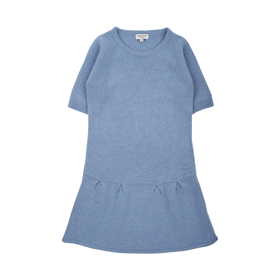 Girl - Cashmere Drop Waist Dress - 12 years
