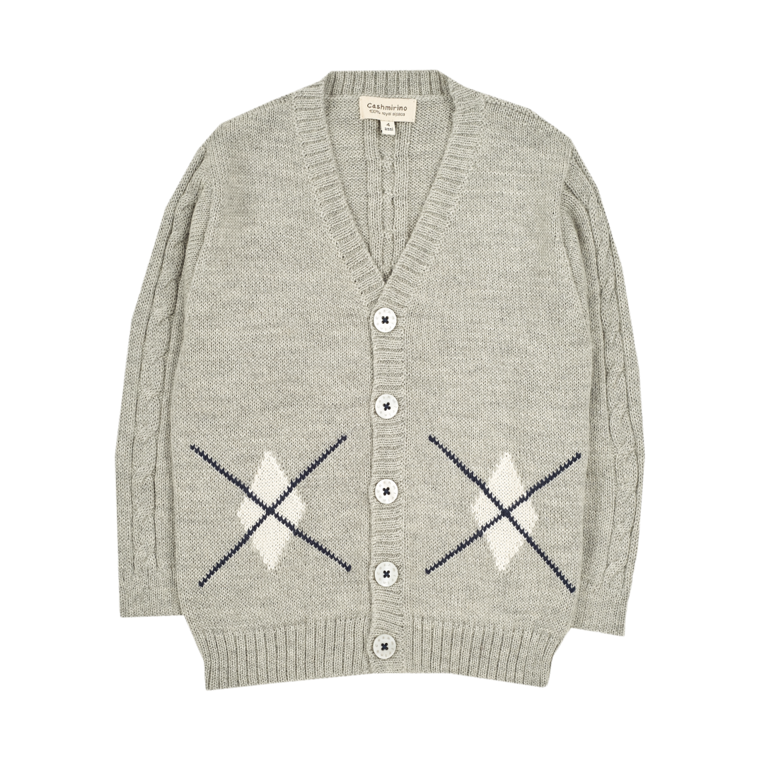 Boy - Eric 100% Royal Alpaca Cardigan