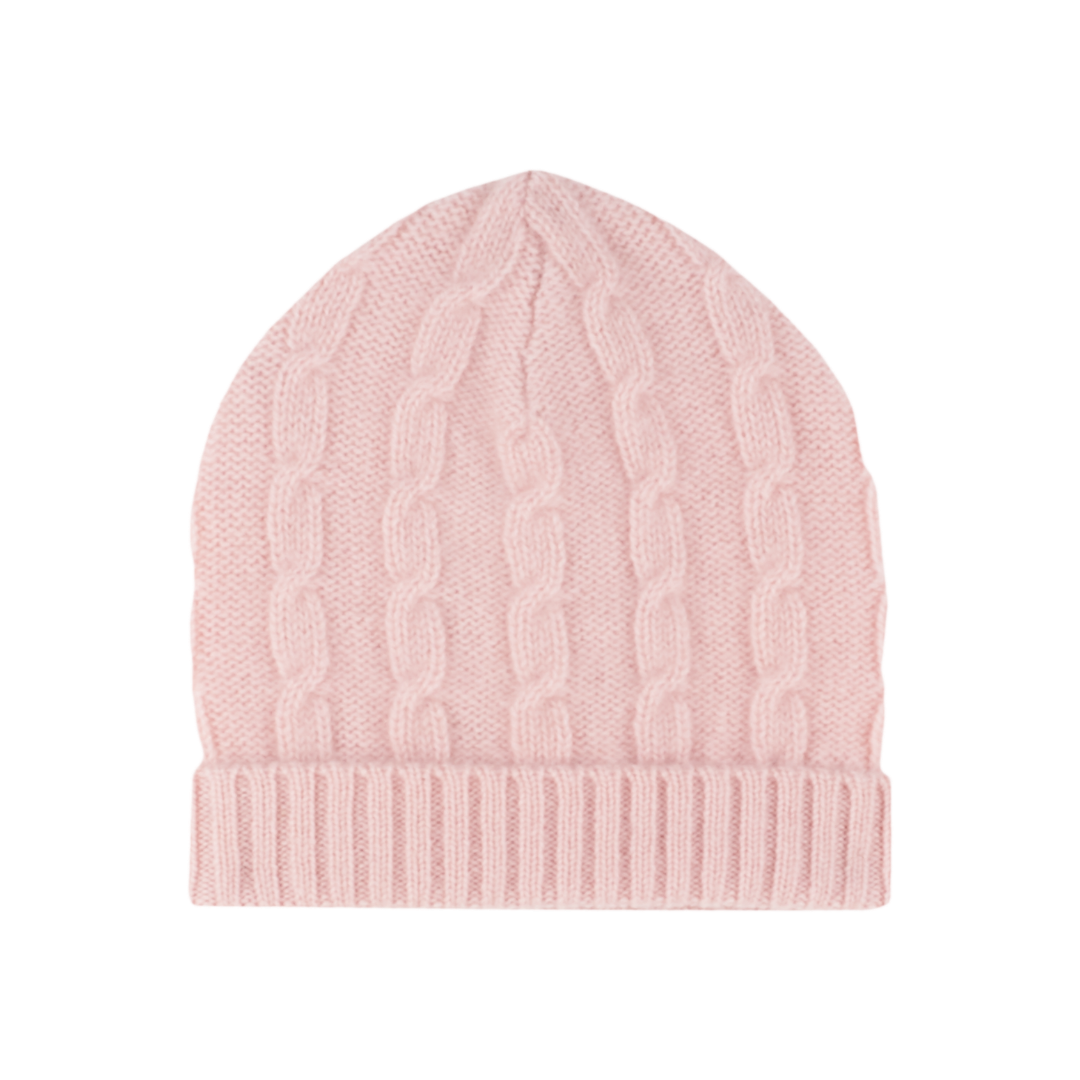 Girl - Peyton 100% Cashmere Cable Knit Hat