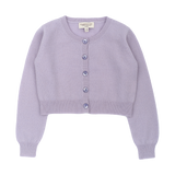 Girl - Silvie 100% Lightweight Cashmere Shrug with Round Neck and Long Sleeves