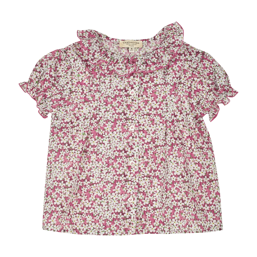 Girl - Trudy Liberty Print Cotton Blouse