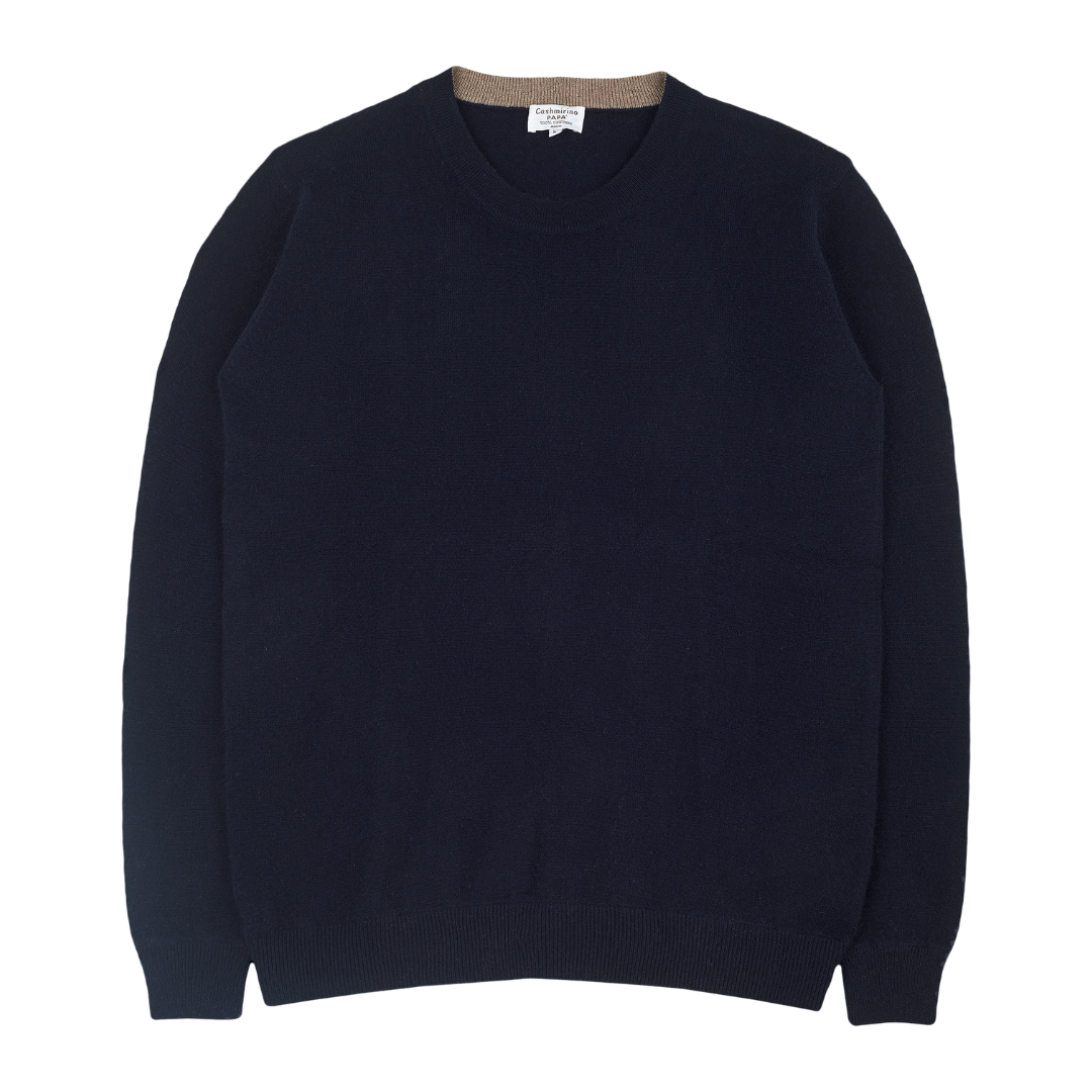 Men - Nico 100% Premium Cashmere Crew Neck Jumper