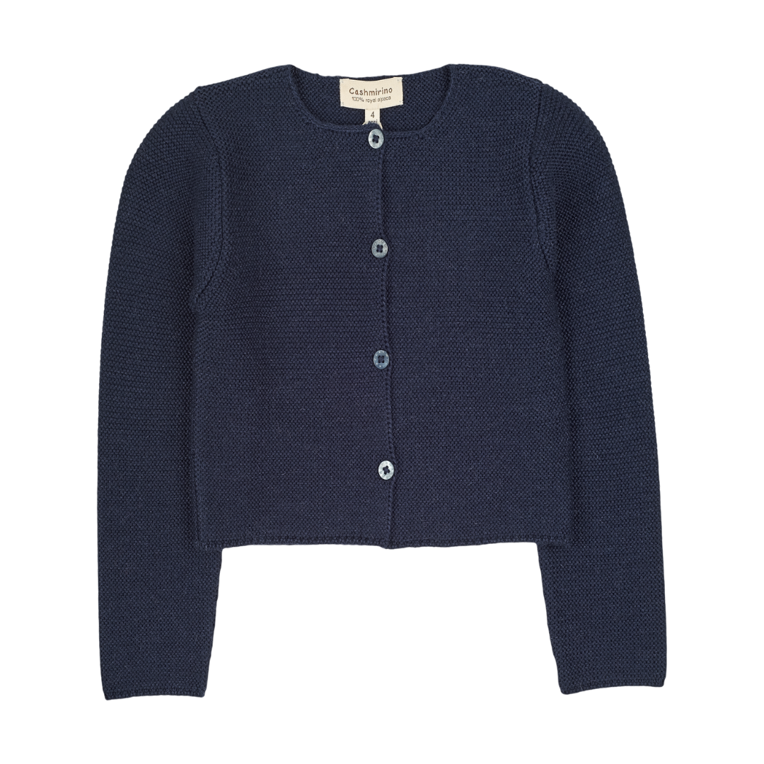 Girl - Denia - 100% Royal Alpaca Cropped Cardigan