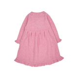 Baby Girl - Sophia 100% Cashmere Ruche Dress with Pleat Detail