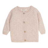Baby Girl - Esme 100% Cashmere Cardigan with Diamond Pattern