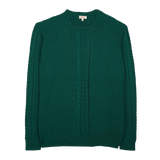 Mens - Aron 100% Royal Alpaca Jumper with Cable Knit