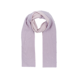 Girl - 100% Cashmere Reversible Scarf with Contrasting Embroidered Dots