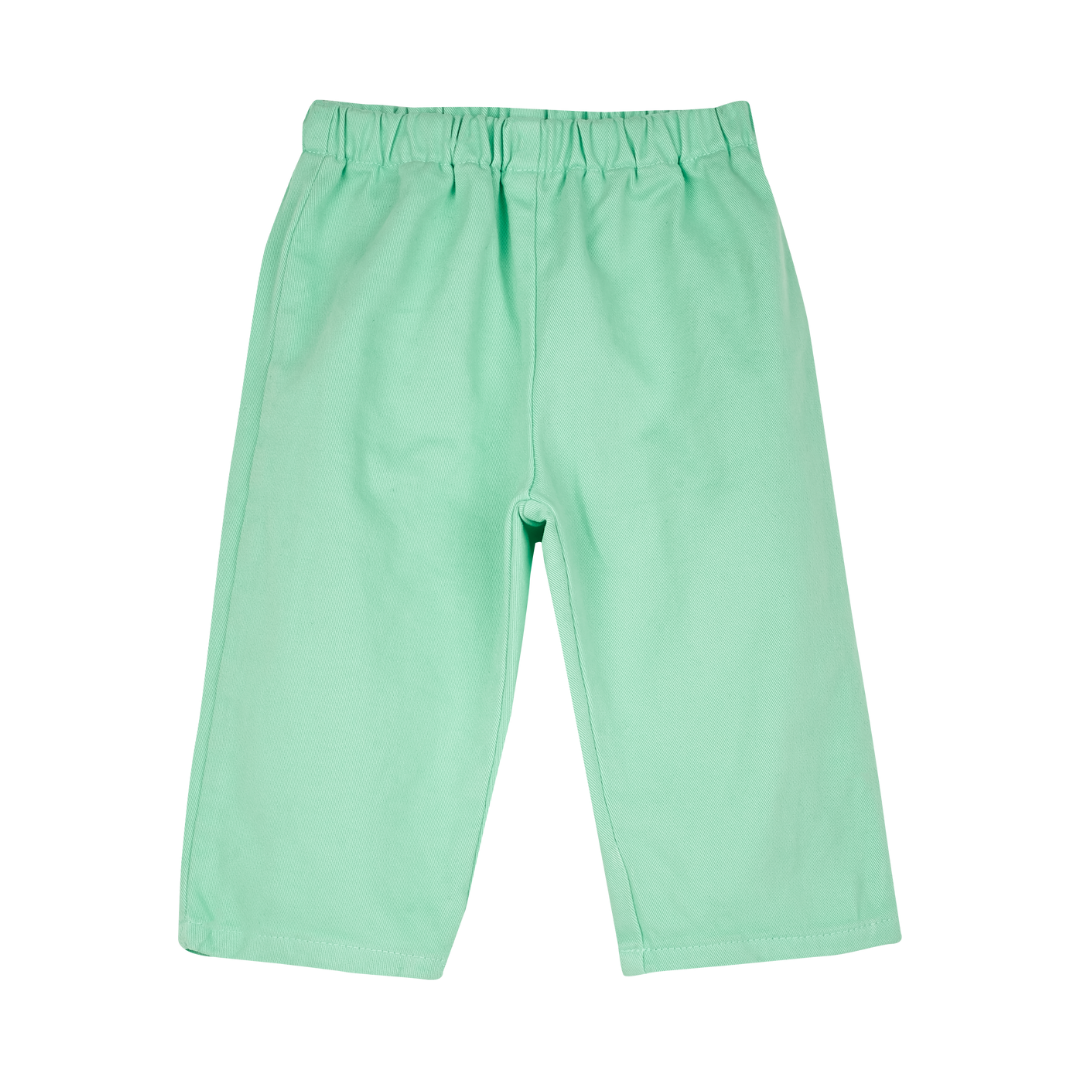 Baby Girl - Kelly Lightweight Cotton Pull-On Trousers with Heart Back Pocket