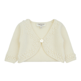 Girl - Cashmere Shrug with Bobble Embroidery