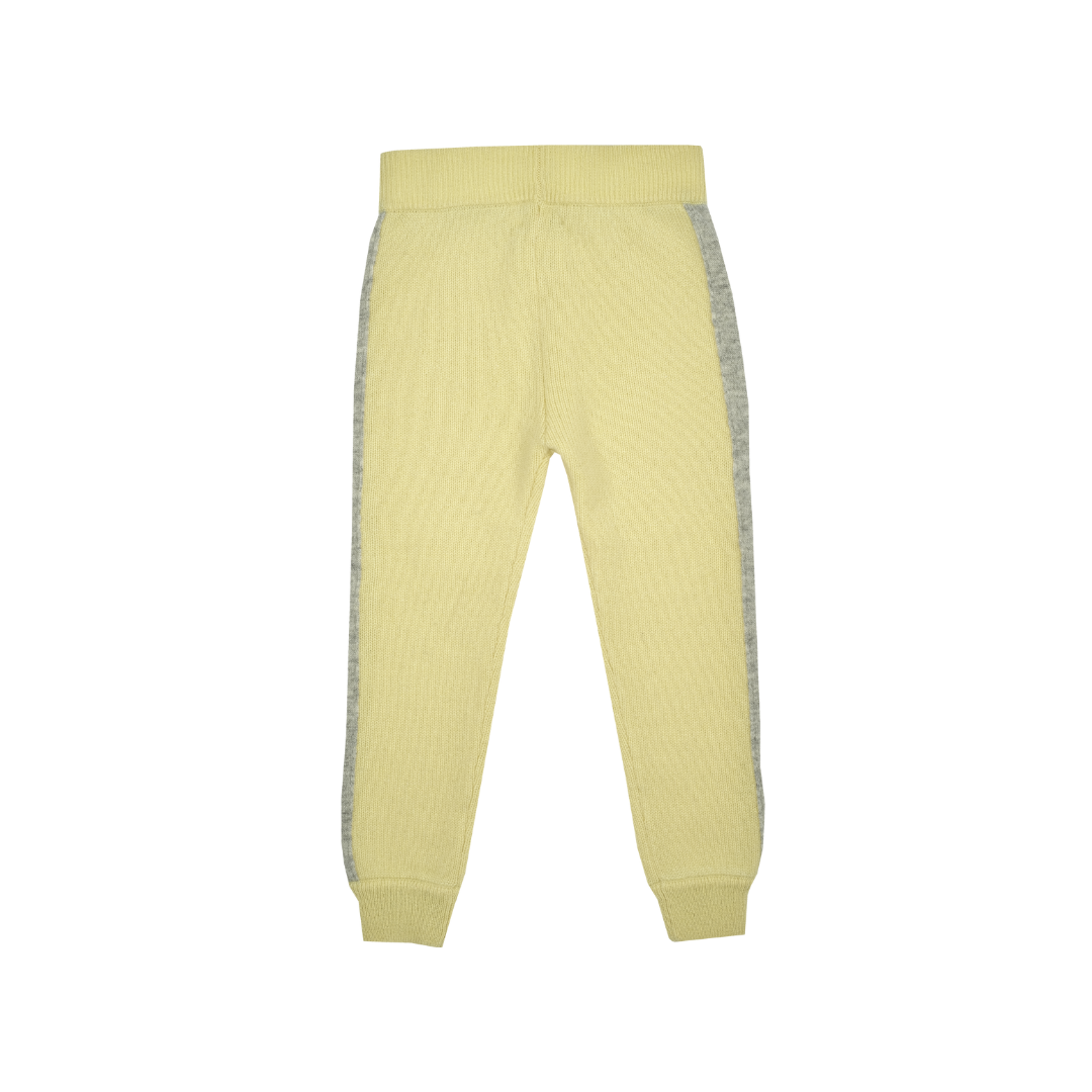 Girl - Eleonora 100% Cashmere Joggers with Borders