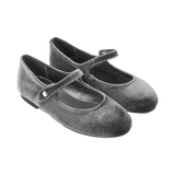 Ava Girl – Velvet Mary Janes with Buckled Strap