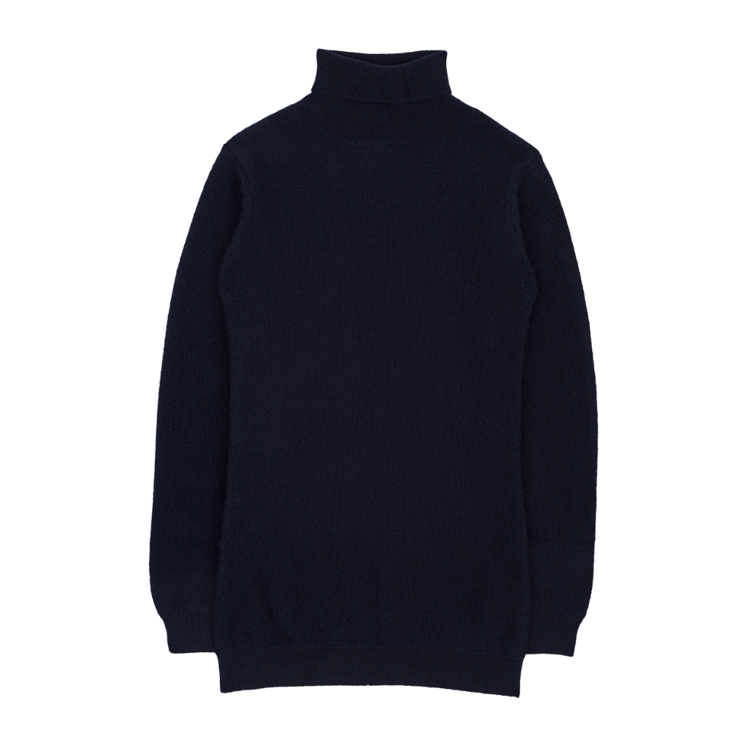 Girl - 100% Cashmere Roll Neck Jumper