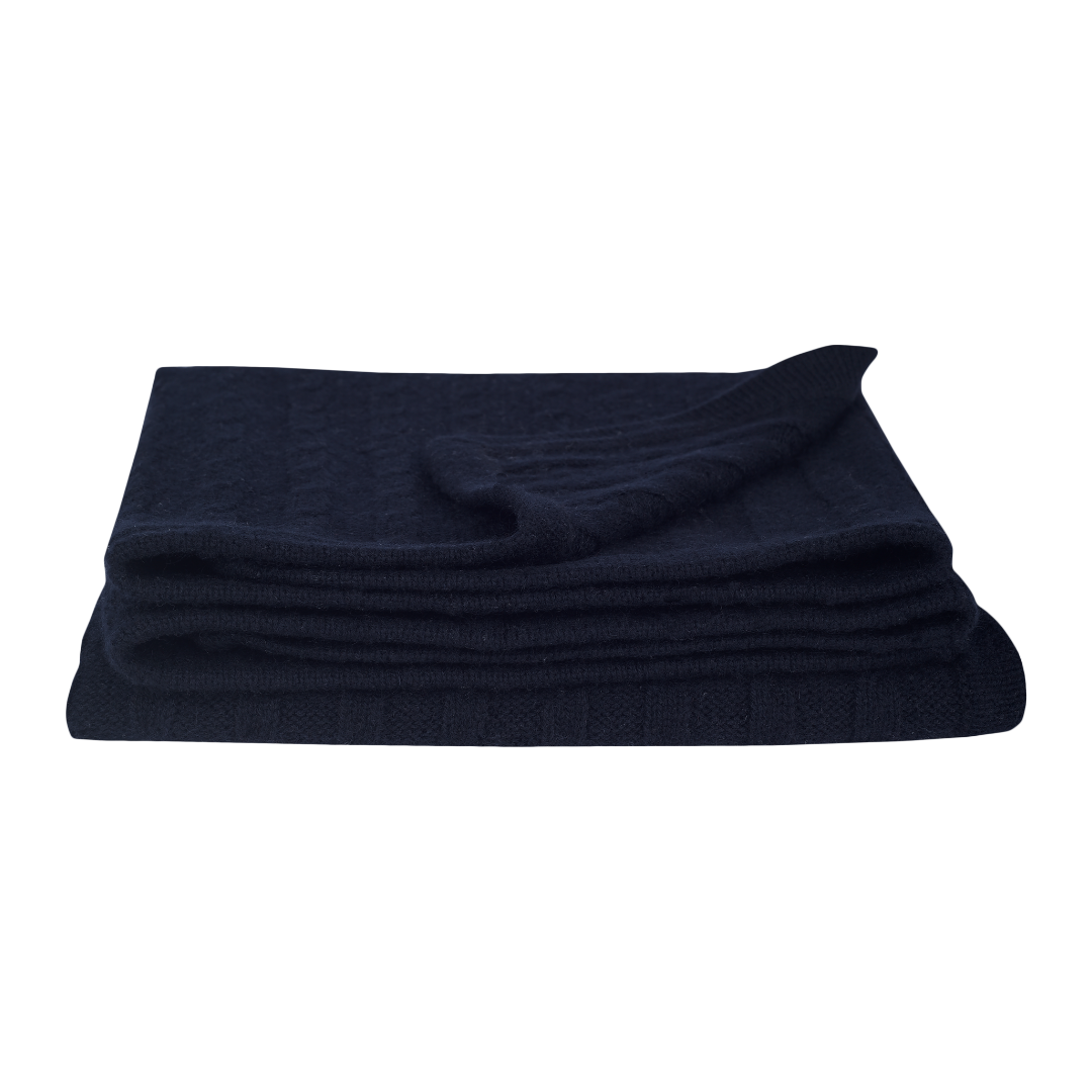 Boy - Peyton 100% Cashmere Cable Knit Blanket