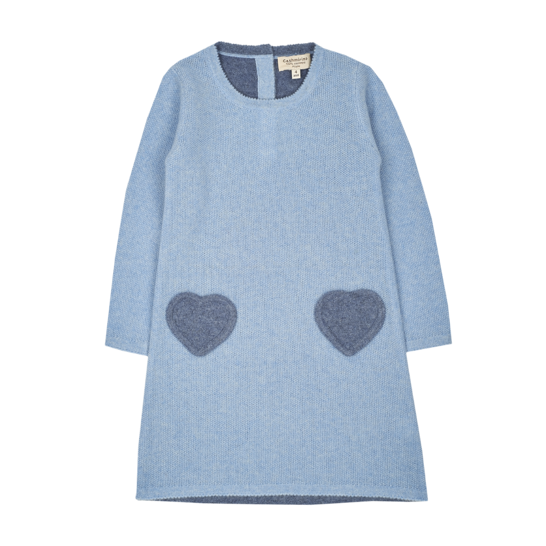 Girl - Maya 100% Cashmere Knee Length Dress