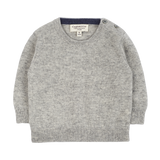 Baby Boy - Nico Jumper – 100% Lightweight Cashmere with Elbow Patches