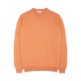 Men - Cashmere Round Neck Jumper with Elbow Patches