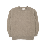 Boy - Cashmere Round Neck Jumper with Elbow Patches