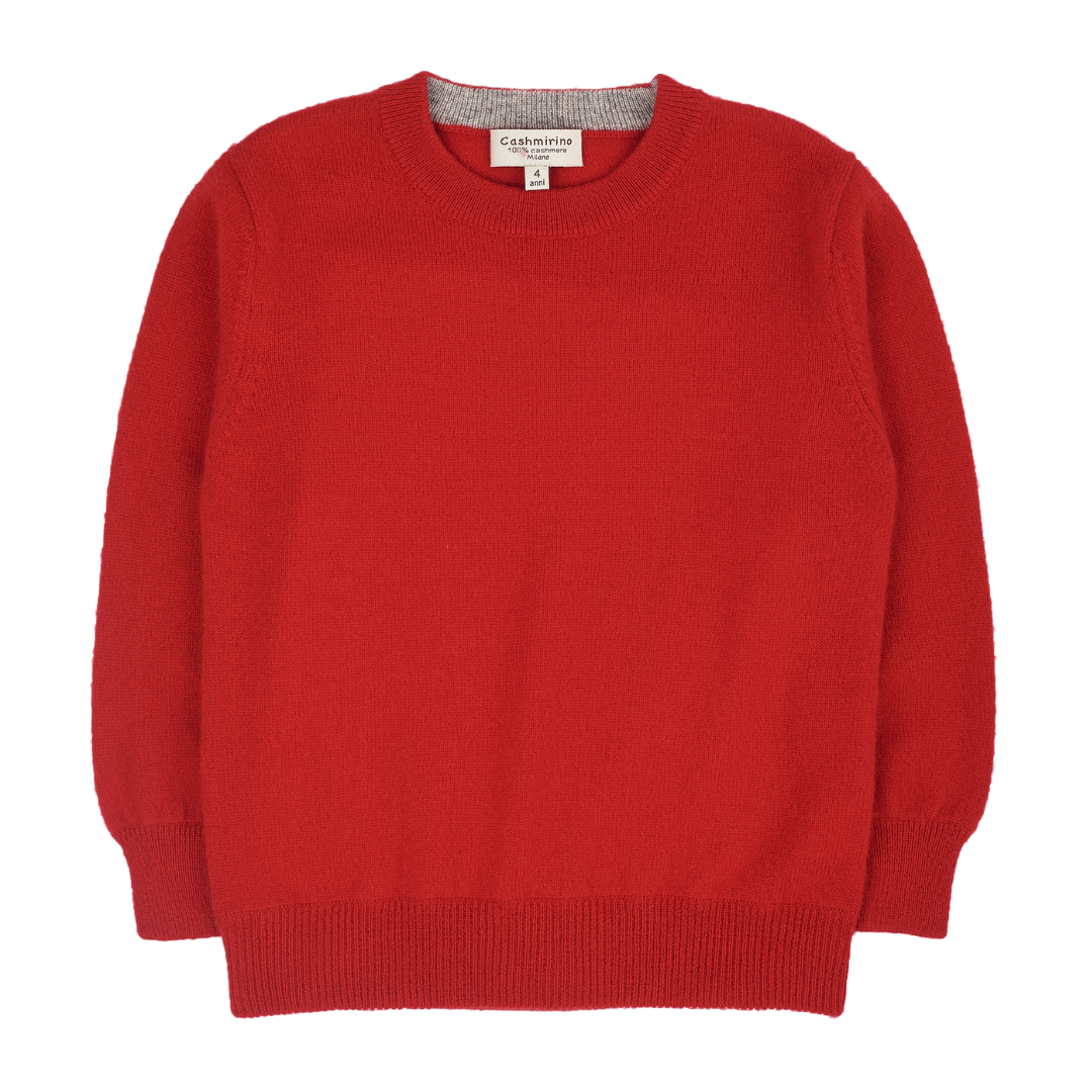Boy - Nico Classic Crew Neck Jumper in 100% Lightweight Cashmere