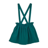 Girl - Sabrina 100% Wool Skirt with Braces