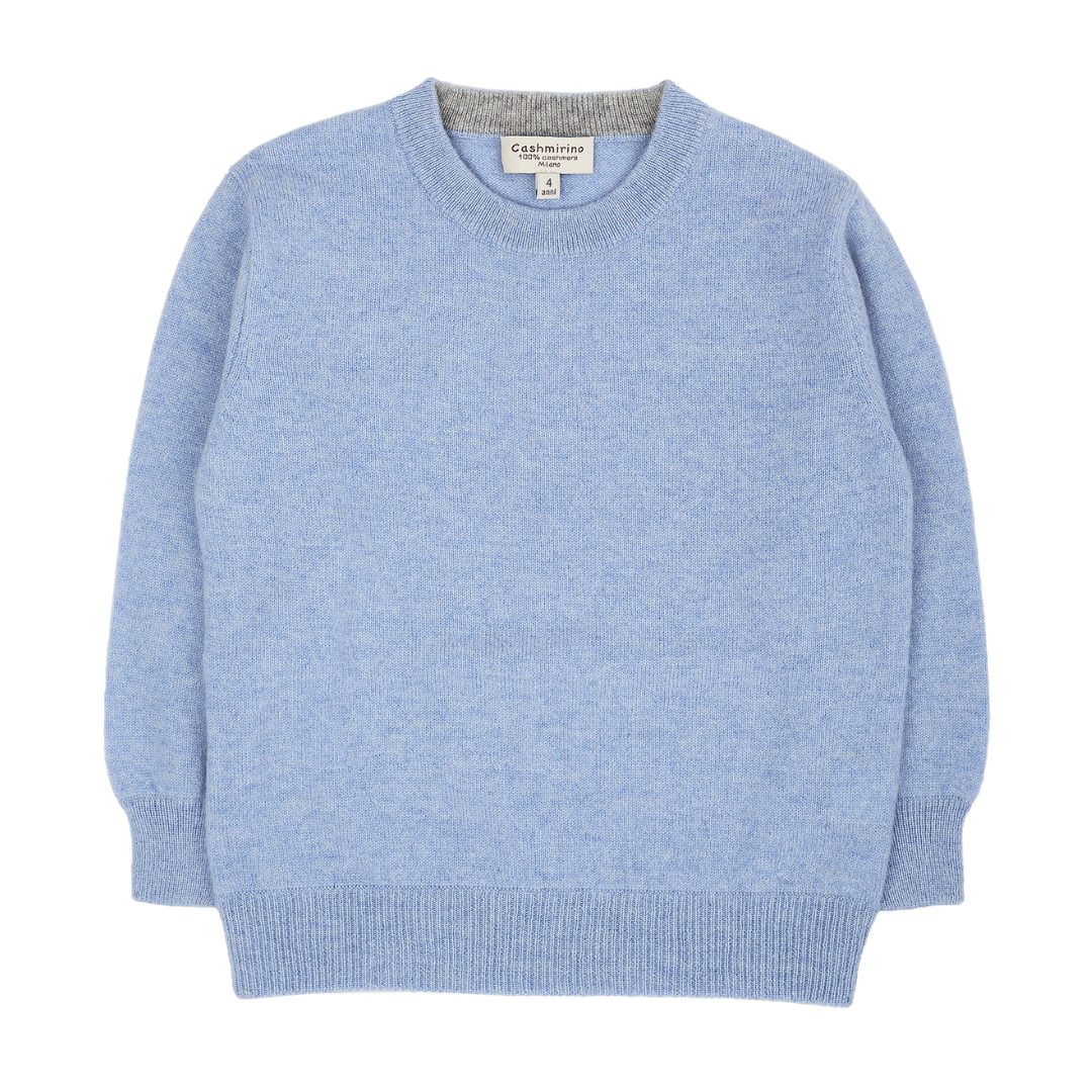 Boy - Nico Classic Crew Neck Jumper in 100% Lightweight Cashmere