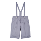 Boy - Oscar 100% Cotton Bermuda Shorts with Braces