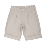 Boy - Damian Cotton Bermuda Shorts With Dots