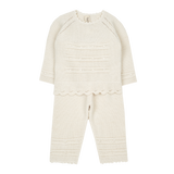 Baby Girl - Sevilla Royal Alpaca Jumper & Trouser Set – Hand-Embroidered, 2-Piece