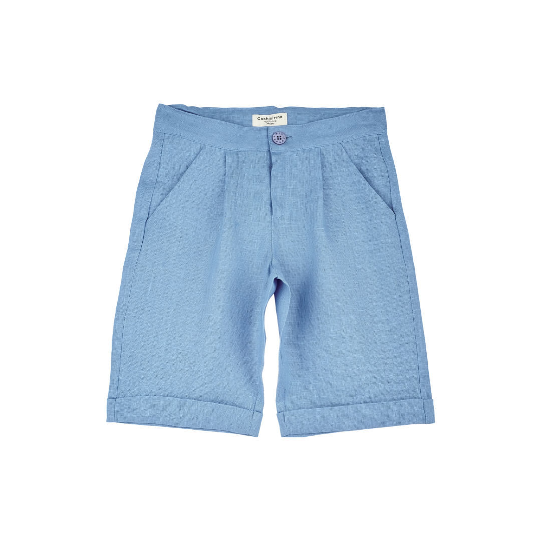 Boy - Chris 100% Linen Smart Shorts