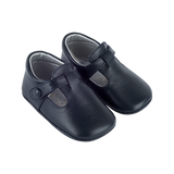 Baby Boy - Arthur 100% Leather Crawling Shoes with Cut Outs