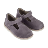 Mimi Girl – Suede Mary Jane Shoes with Cut-Out Inserts