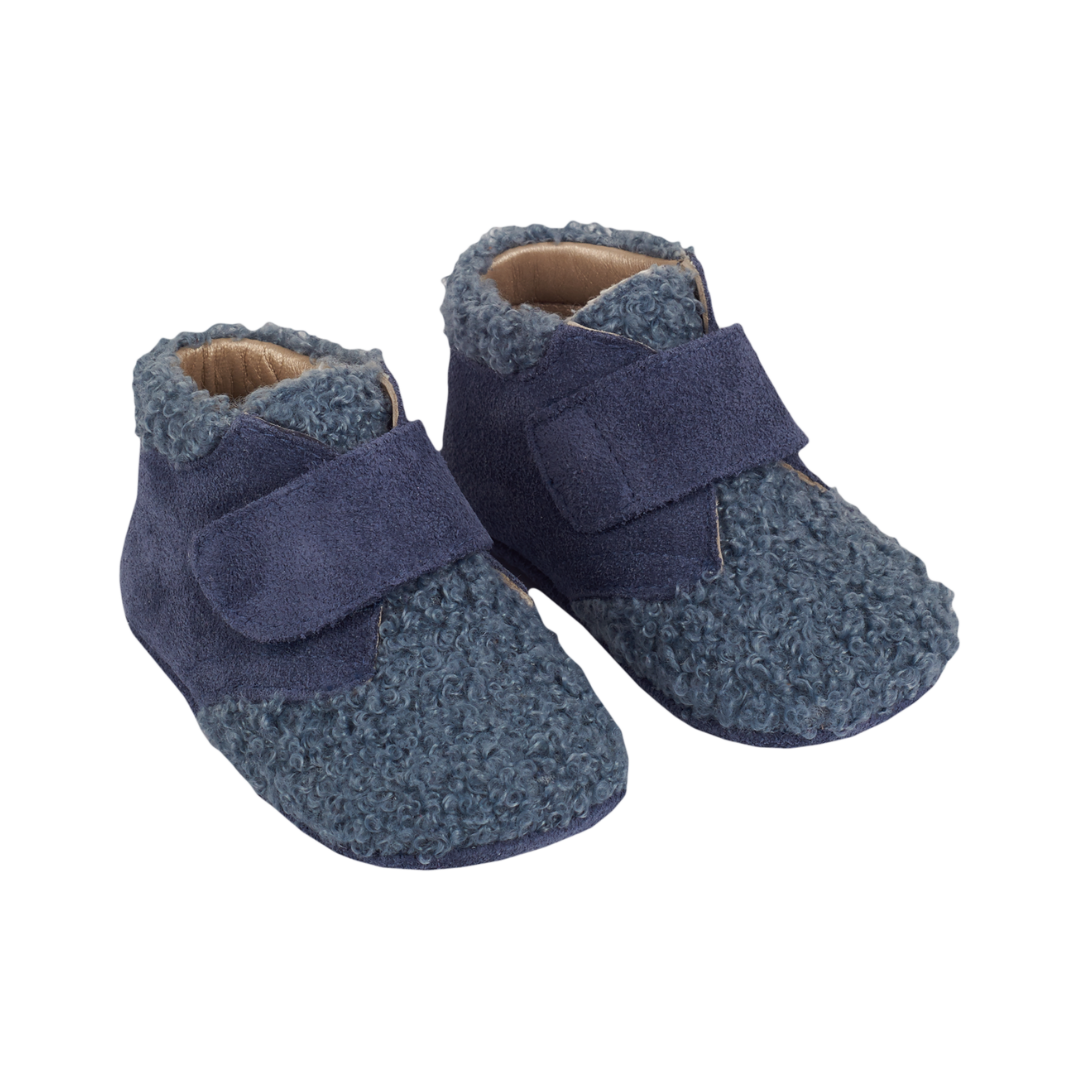 Baby Unisex - Hazel 100% Suede & Sherling Ankle Boots
