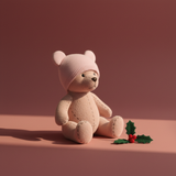 Baby Girl - Teddy Bear Hat in 100% Cashmere