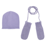 Baby Girl - Riley 100% Cashmere Hat and Mittens Set