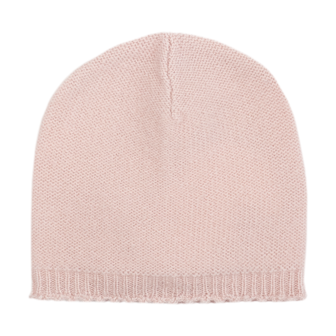 Baby Girl - Riley 100% Cashmere Knitted Hat With Crochet Border