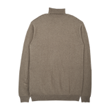 Men - Steve 100% Premium Cashmere Lightweight Roll Neck Jumper