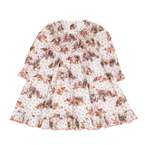 Baby Girl - Amrita Set –  with Matching Bloomers in Liberty Jungle Parade Print