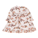 Baby Girl - Amrita Set –  with Matching Bloomers in Liberty Jungle Parade Print