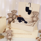 Baby Boy - Tay Cashmere Mittens & Socks Set