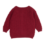 Baby Girl - Esme 100% Cashmere Cardigan with Diamond Pattern