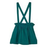 Girl - Sabrina 100% Wool Skirt with Braces