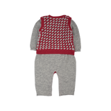 Baby Unisex - Cashmere Romper with Removable Slip Over Set