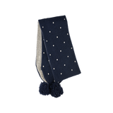 Girl - Cashmere Scarf with Polka Dot Detail