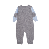 Baby Boy - Alberto 100% Cashmere Romper with Pacifier Holder