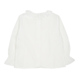 Girl - Callie 100% Cotton Blouse with Pleats and Ruffle Collar