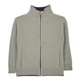 Boy - Malaga 100% Cashmere Reversible High Neck Cardigan