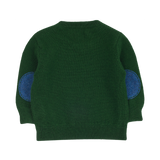 Baby Boy - Nico Jumper – 100% Lightweight Cashmere with Elbow Patches