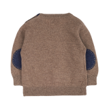 Baby Boy - Nico Jumper – 100% Lightweight Cashmere with Elbow Patches