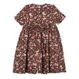 Girl - Meadow Liberty Cotton Knee Length Smocked Dress