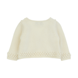 Girl - Cashmere Shrug with Bobble Embroidery